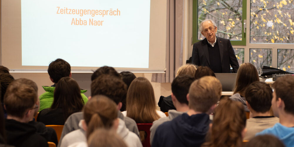 Abba Naor – einer der wenigen noch lebenden Zeitzeugen